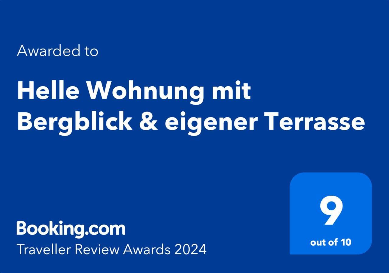 באד טולץ Helle Wohnung Mit Bergblick & Eigener Terrasse מראה חיצוני תמונה